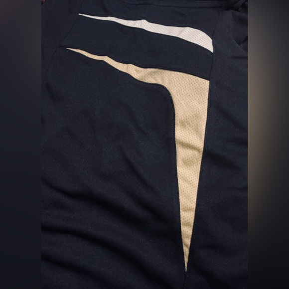 Holloway Men's DRI-Excel Pullover Shirt Navy  Beige/White Color Blocks XL New - Picture 10 of 11